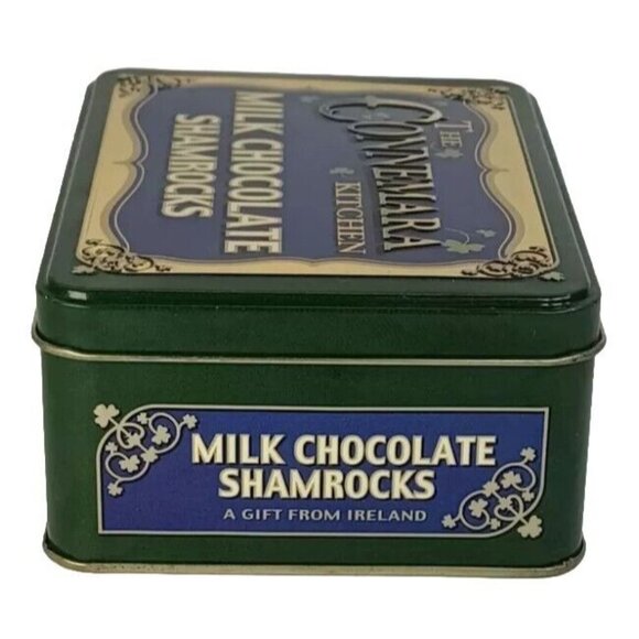 The Connemara Kitchen Chocolate Milk Shamrocks Collectors Empty Tin - Picture 9 of 11